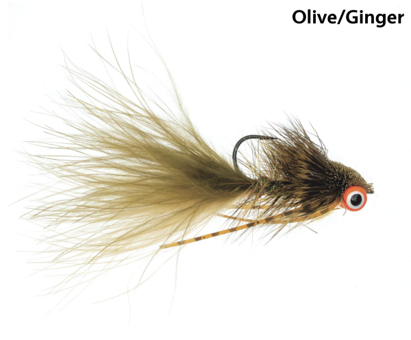 Slider Bugger Fly Olive Ginger